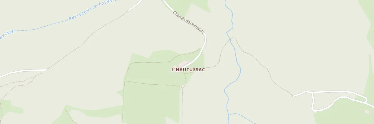 Plan du 840 Che d’Hautussac à Saint-Jean-Roure