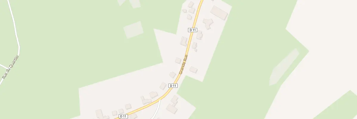 Plan du 45 Grande Rue à Grandchamp