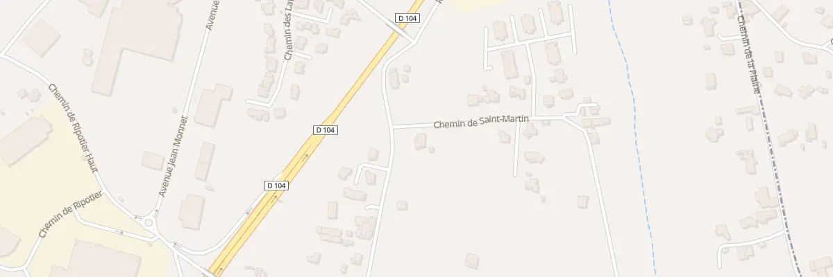 Plan du 4 Che de Saint Martin à Aubenas