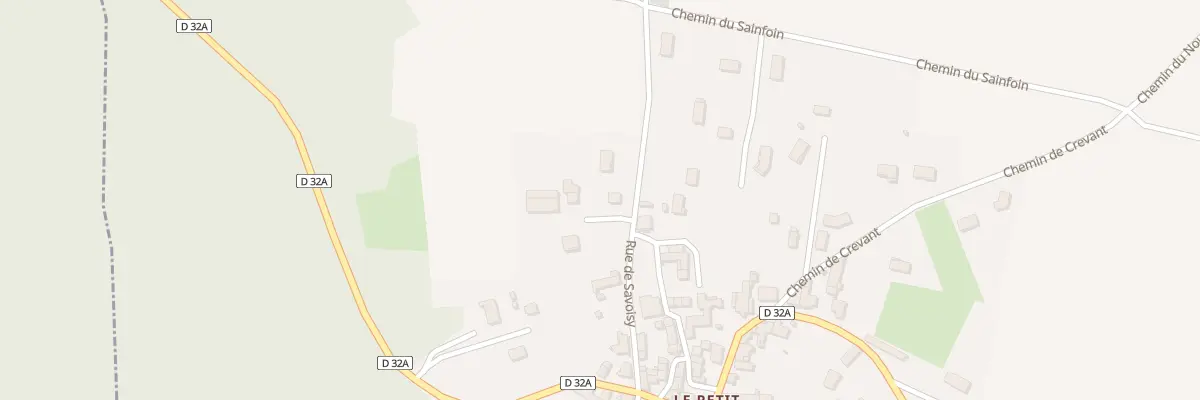 Plan du 31 Rue de Savoisy à Touillon