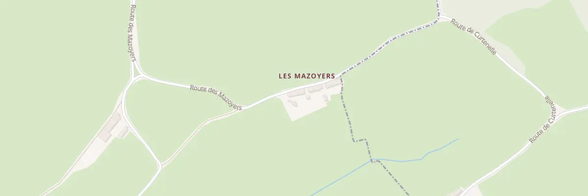 Plan du 5020 Les Mazoyers à Mornay