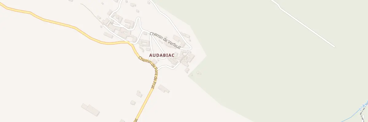 Plan du 5176 Audabiac à Lussan