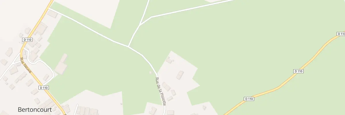 Plan du 14 Rue de la Pissotte à Bertoncourt
