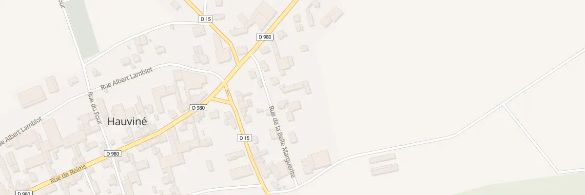 Plan du 3 Rue de la Belle Marguerite à Hauviné
