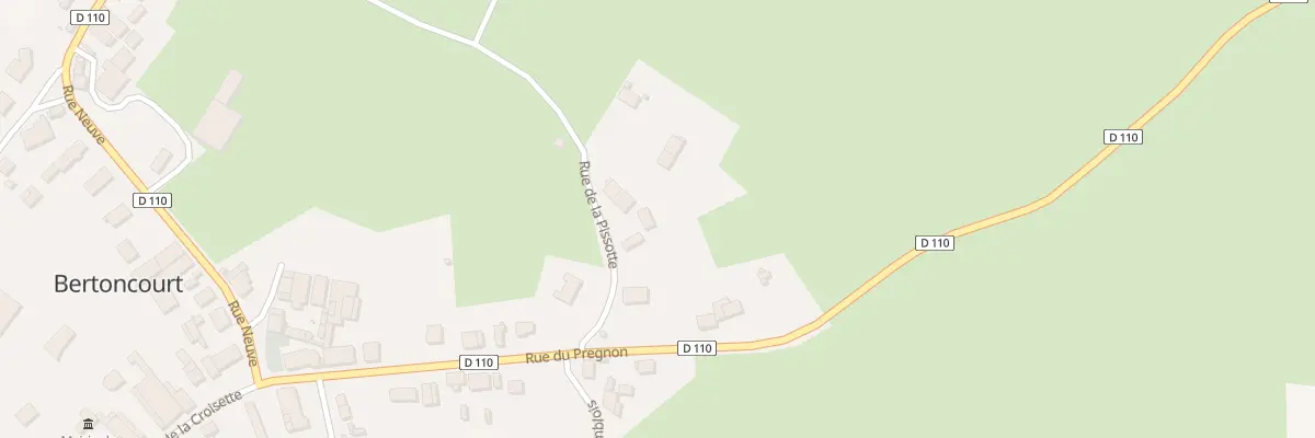 Plan du 5028A Le Village à Bertoncourt
