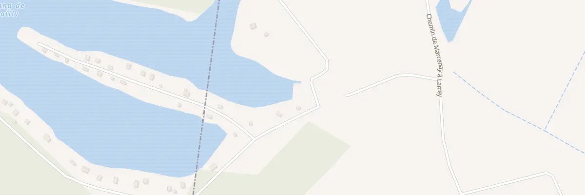 Plan du 55 Etang de Bailly à Larrey