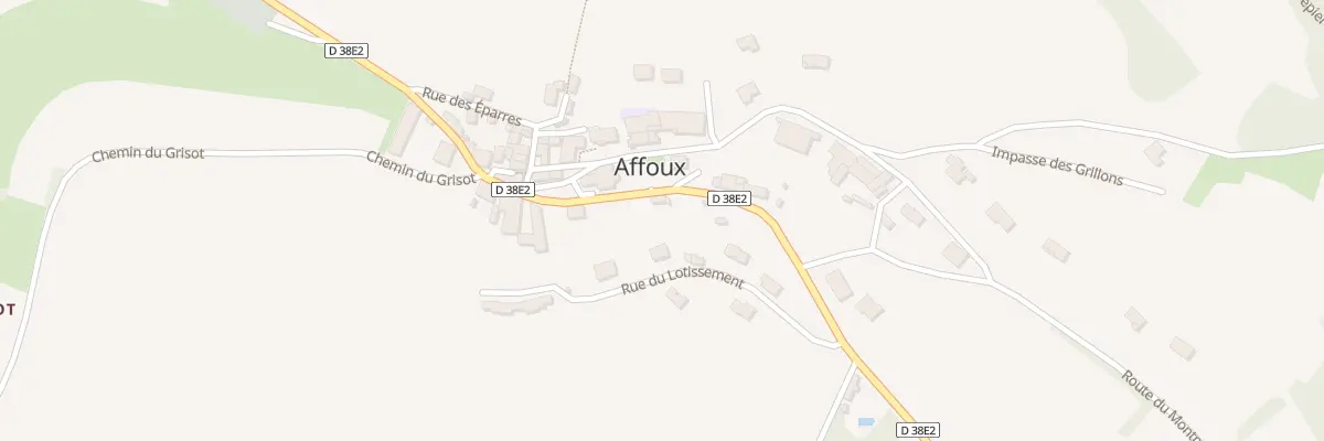 Plan du 102 Rte du Torrenchin à Affoux