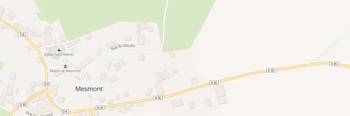 Plan du 16 Rue du Vieux Chateau à Mesmont