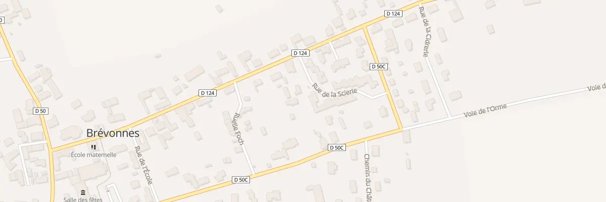 Plan du 4 Rue de la Scierie à Brévonnes
