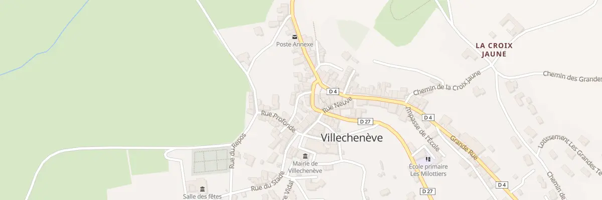 Plan du 5128 Le Bourg à Villechenève