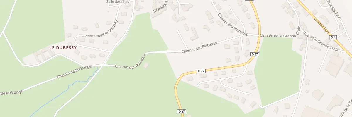 Plan du 460 Che des Placettes à Villechenève