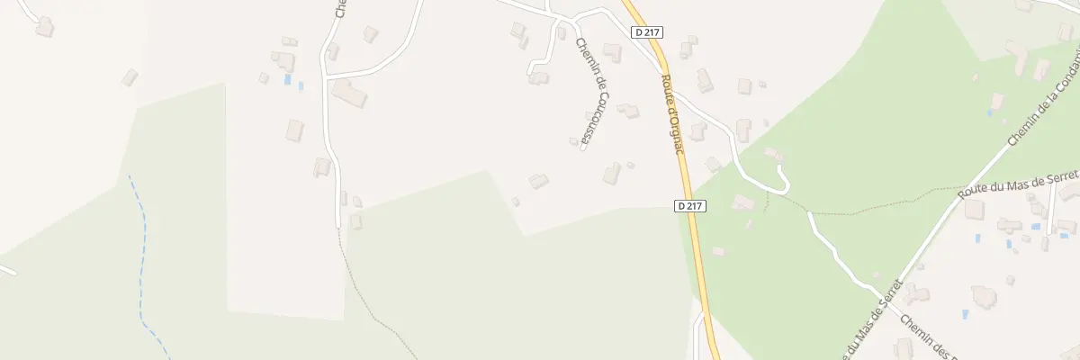 Plan du 5092C Cougoussa à Labastide-de-Virac