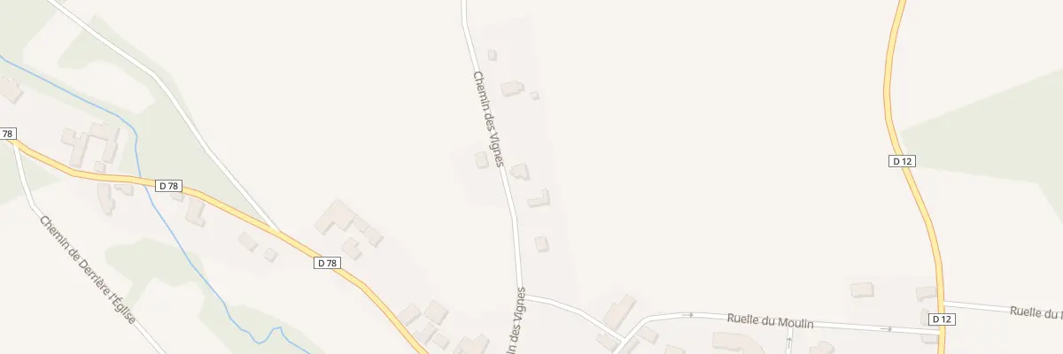 Plan du 2 Che des Vignes à Saint-Ouen-Domprot