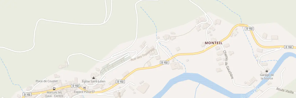 Plan du 5162 L’Hubac à Marcols-les-Eaux