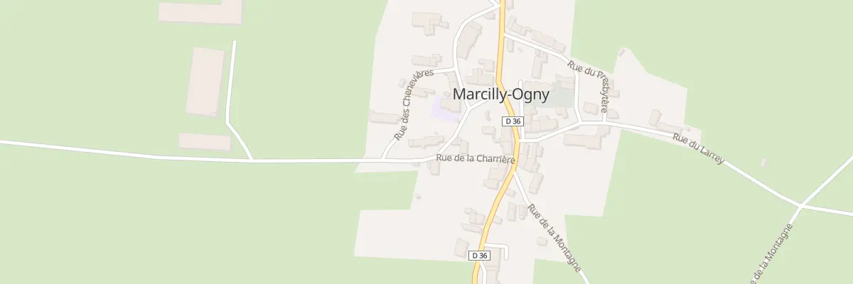 Plan du 4 Rue des Prés Corbeaux à Marcilly-Ogny