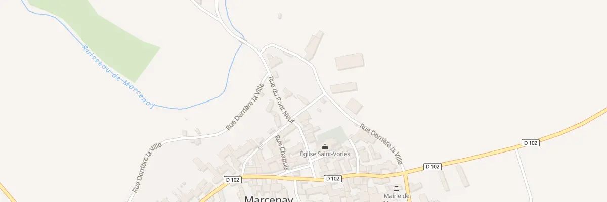 Plan du 11 Rue Basse à Marcenay