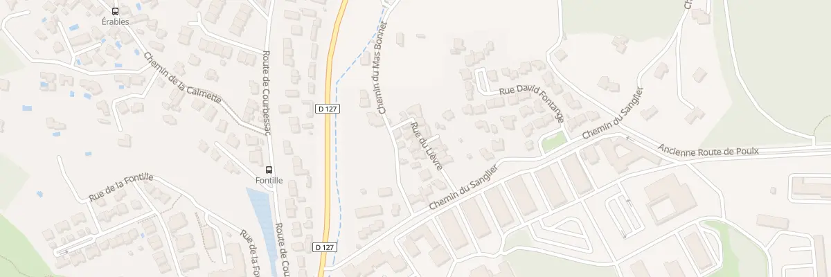 Plan du 62 Rue du Lièvre à Nîmes