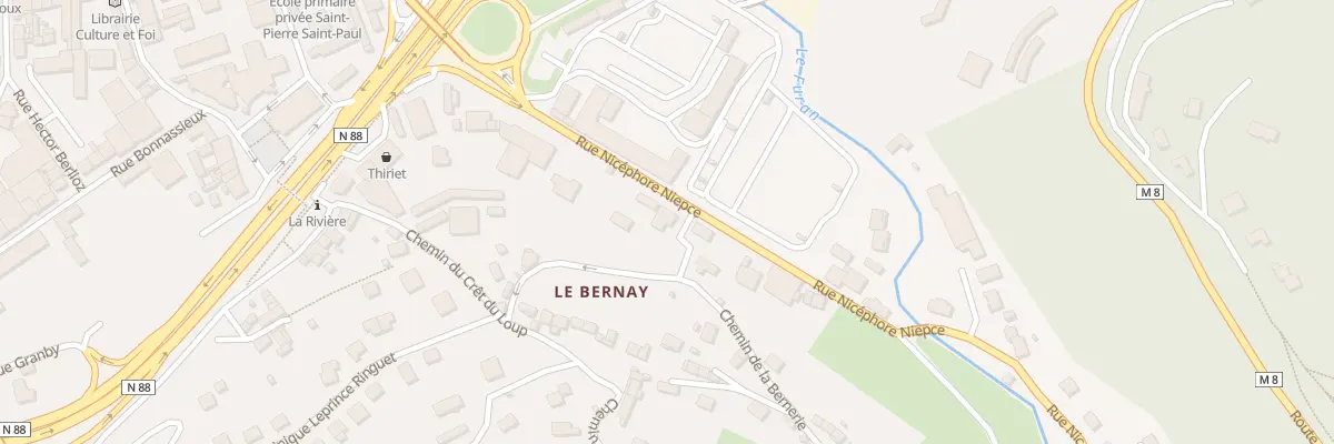 Plan du 6 Rue Nicéphore Niepce à Saint-Étienne