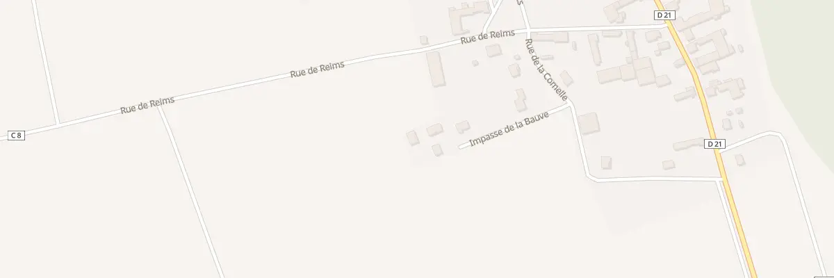 Plan du 10 Imp de la Bauve à Vaudesincourt