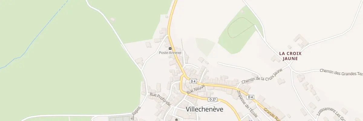 Plan du 5077 Le Bourg à Villechenève