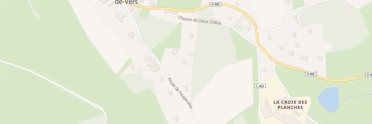 Plan du 261 Rte des Fougerolles à Saint-Clément-de-Vers