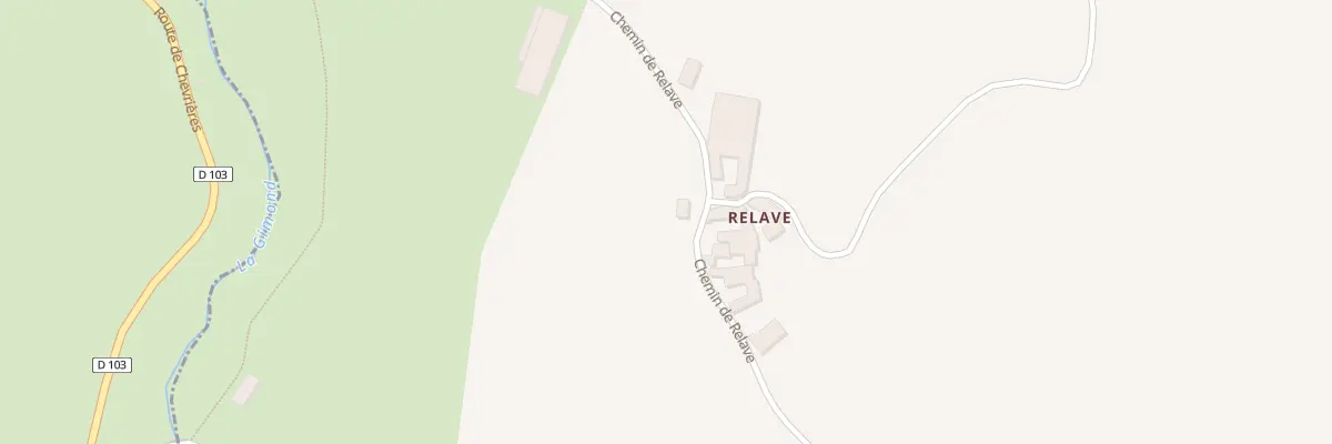 Plan du 464 Che de Relave à Chevrières