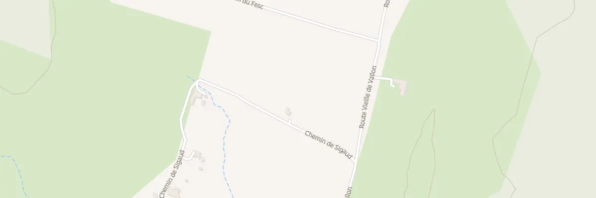 Plan du 140 Che de Sigaud à Lagorce