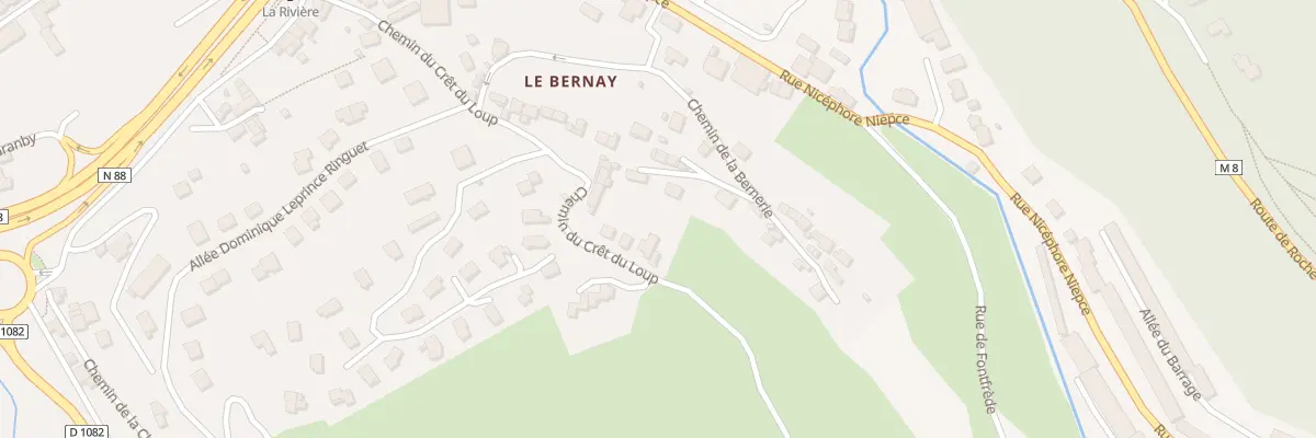 Plan du 35 Che du Crêt du Loup à Saint-Étienne