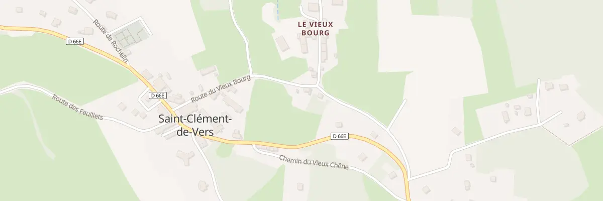 Plan du 238 Rte du Vieux Bourg à Saint-Clément-de-Vers
