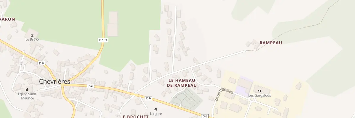Plan du 9 Lot Croix de Rampeau à Chevrières