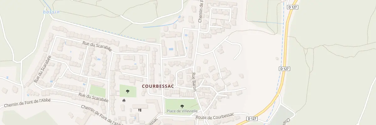 Plan du 63 Rue des Abeilles à Nîmes