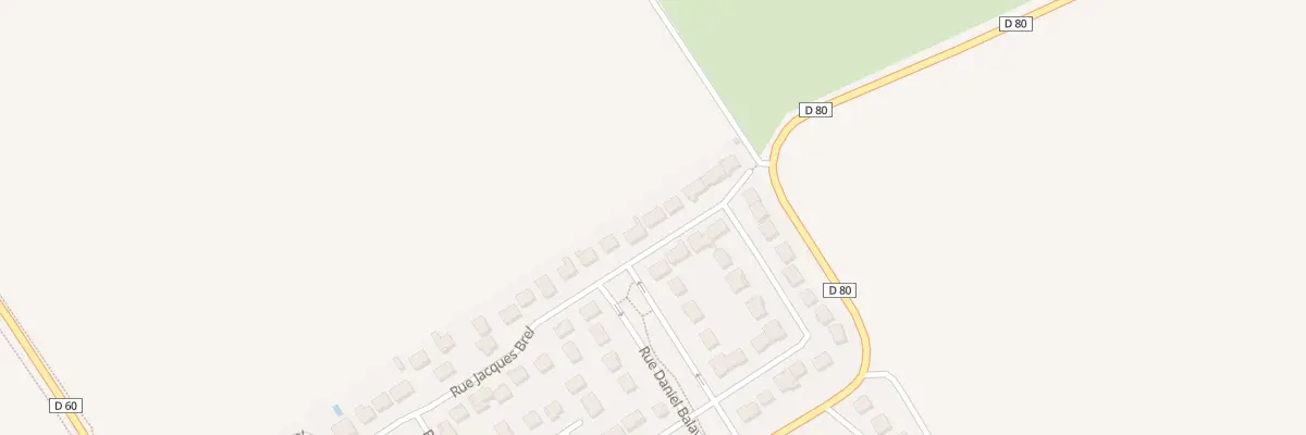 Plan du 33 Rue Jacques Brel à Sarry