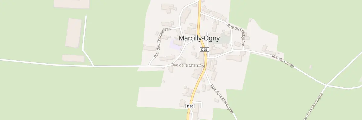 Plan du 4 Rue de la Charrière à Marcilly-Ogny