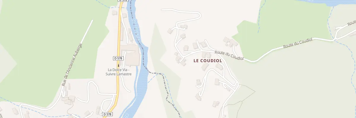 Plan du 845 Rte du Coudiol à Accons
