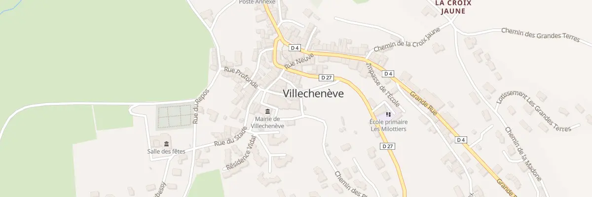 Plan du 5171 Le Bourg à Villechenève