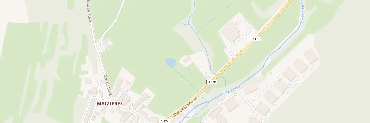 Plan du 3 Rue de la Source à Magnien