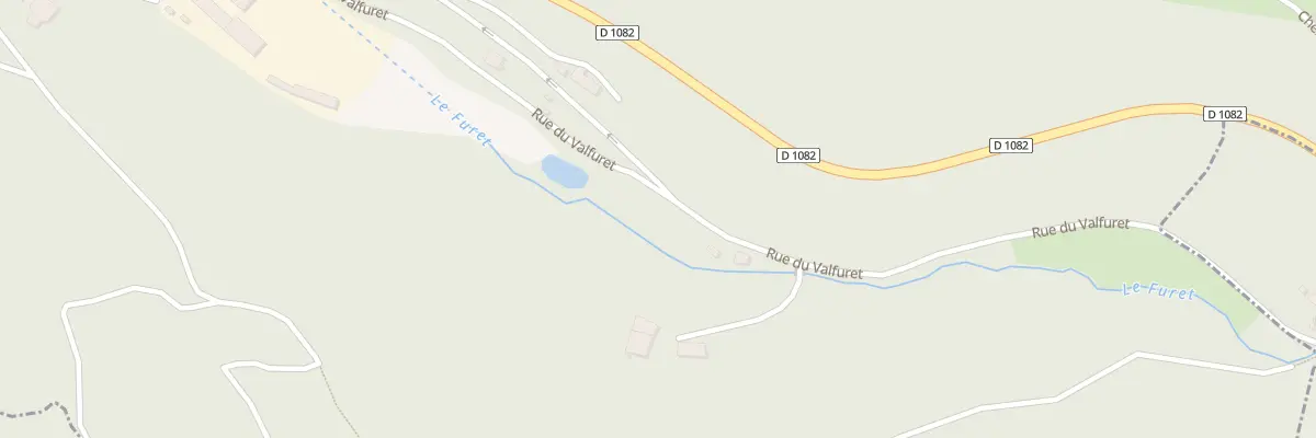 Plan du 42 Rue du Valfuret à Saint-Étienne