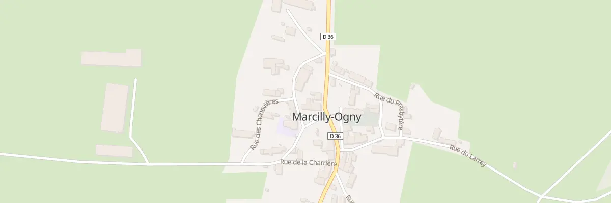Plan du 4 Pl de la Grande Cour à Marcilly-Ogny