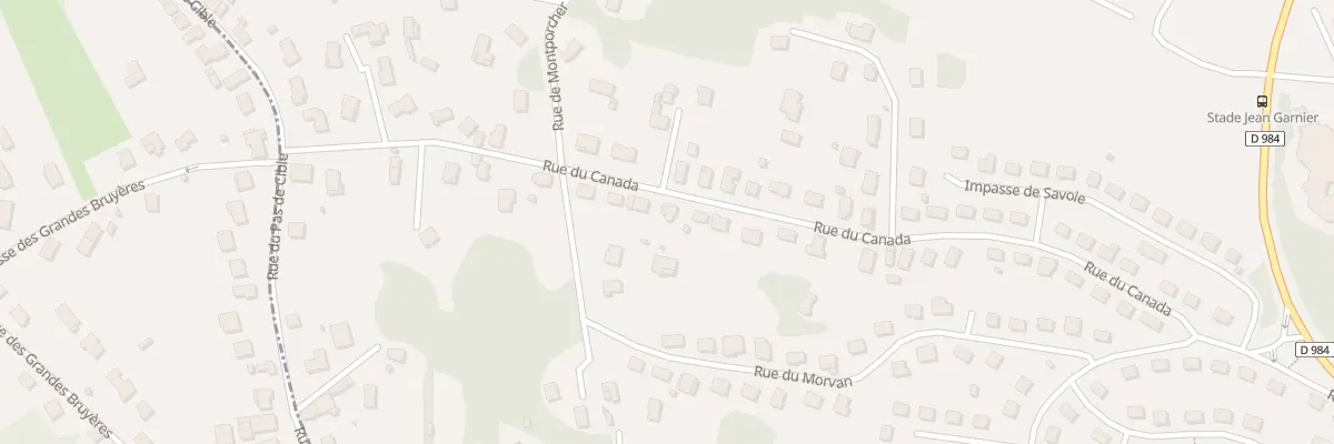 Plan du 79 Rue du Canada au Creusot