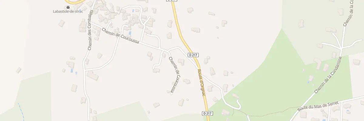 Plan du 5317 Cougoussa à Labastide-de-Virac
