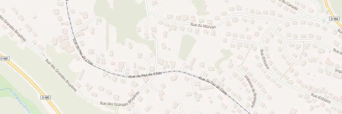 Plan du 79 Rue du Pas de Cible au Creusot
