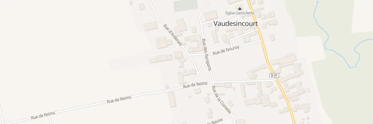 Plan du 3 Rue d’Ardenais à Vaudesincourt