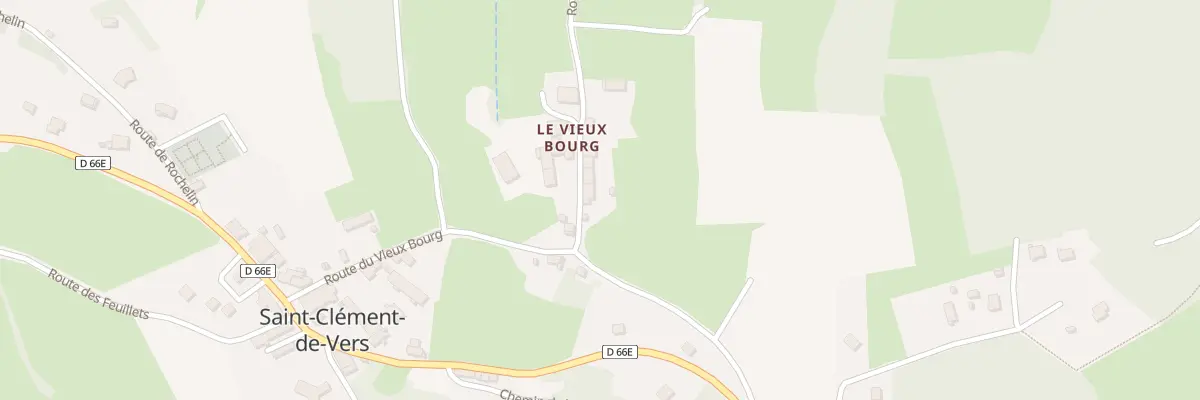 Plan du 292 Rte du Vieux Bourg à Saint-Clément-de-Vers