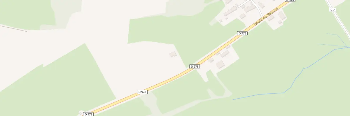 Plan du 25 Rte de Beaune à Curgy