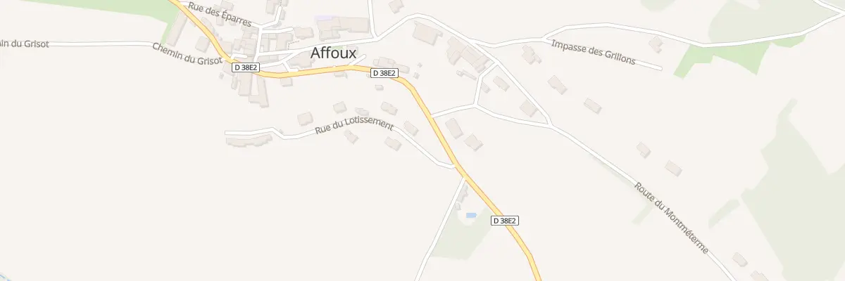 Plan du 5099 Rue du Lotissement à Affoux