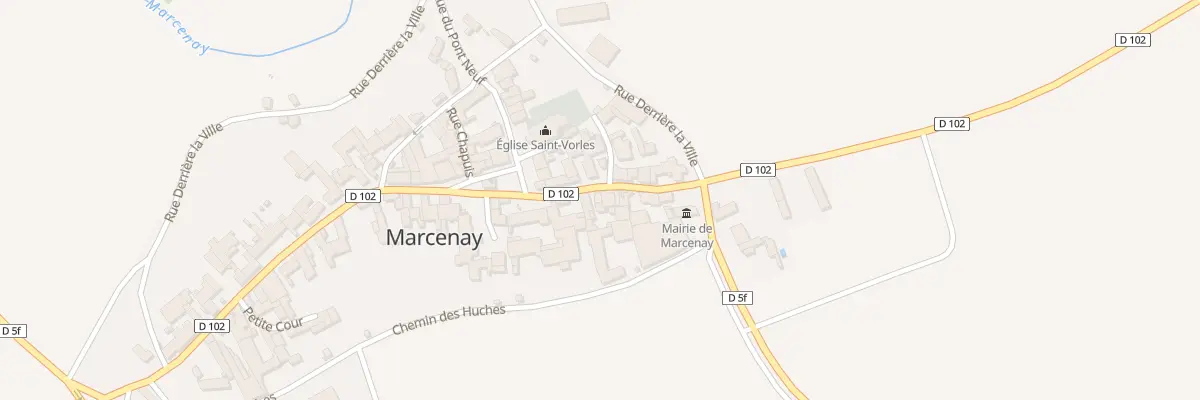 Plan du 36 Rue Principale à Marcenay