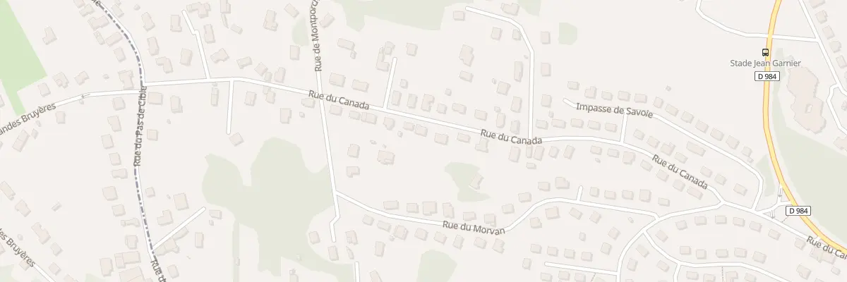 Plan du 75 Rue du Canada au Creusot