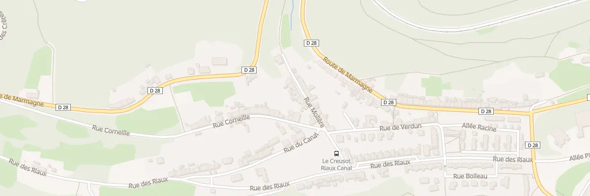 Plan du 9 Rue Molière au Creusot