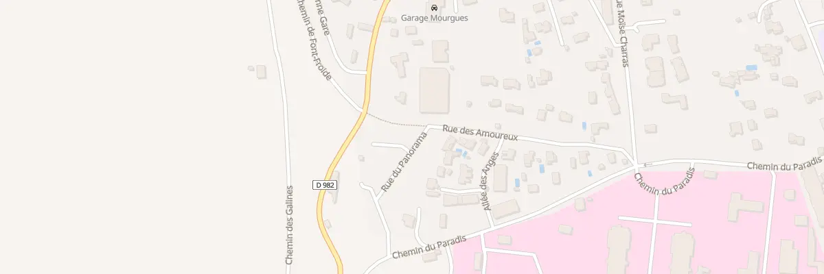 Plan du 2 Rue du Panorama à Uzès