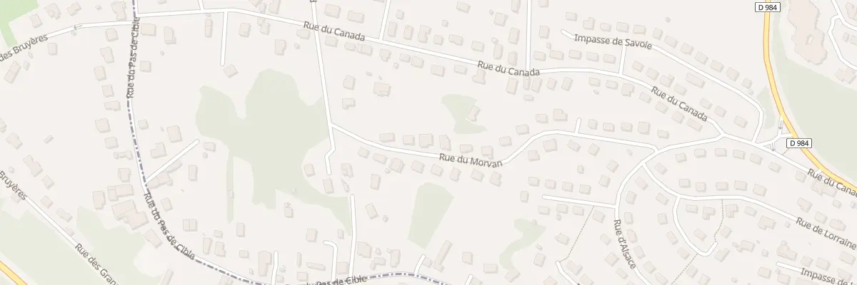 Plan du 28 Rue du Morvan au Creusot